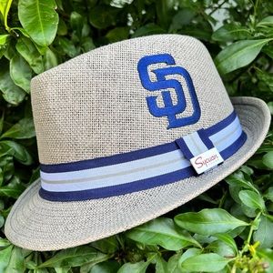 New San Diego Padres Gray Fedora Sycuan Casino Hat